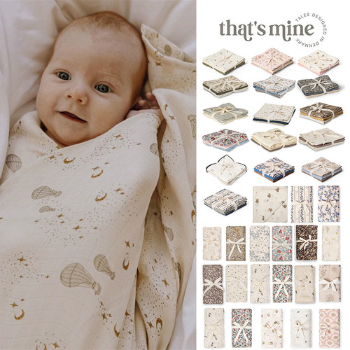 有机棉新生儿纱布thatsmine