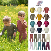 Little现货 德国ENGEL FW23秋冬儿童羊毛长袖 65Z 包屁衣高腰裤 子