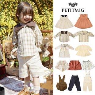 SS24春夏女宝连衣裙背带裙半裙 日本petitmig Little家现货