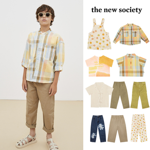 society 5Zlittle家 new 子 the SS23春夏儿童中性百搭T恤上衣裤