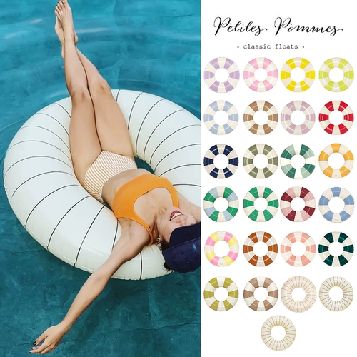Little现货丹麦Petites Pommes SS26香奶奶款复古成人120CM游泳圈
