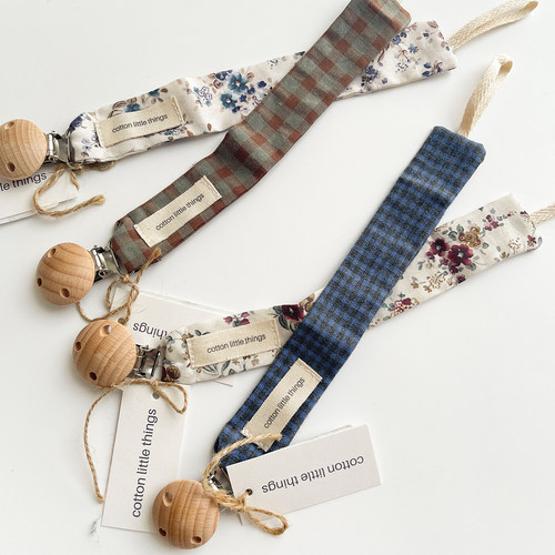 Little现货 Cotton Little Things FW26秋冬幼童宝宝碎花奶嘴链