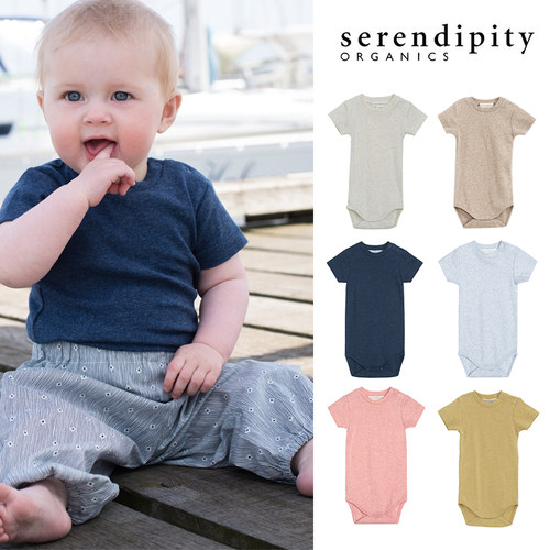 Little现货 丹麦 serendipity SS26春夏小月龄宝宝短袖包屁衣