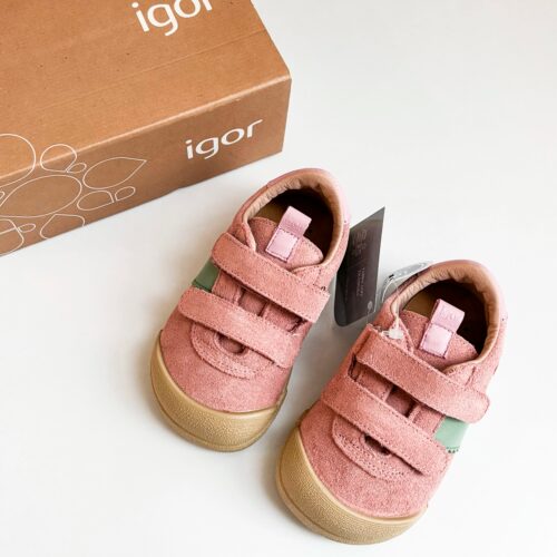 7Z Little现货 西班牙IGOR FW25秋冬儿童双粘扣运动鞋休闲鞋