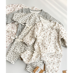 FW25新生儿宝宝小月龄长袖 葡萄牙snug 连体衣 Little现货 85Z