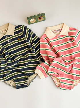 85Z Little现货 丹麦Konges Slojd FW25秋冬男女宝polo领包屁衣