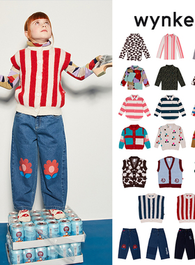 5Z Little家英国 Wynken FW24秋冬儿童打底衫马甲开衫牛仔裤