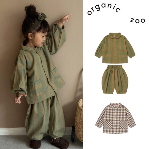 7Z 补Little英国organic zoo FW25秋冬男女宝衬衫外套萝卜裤长裤
