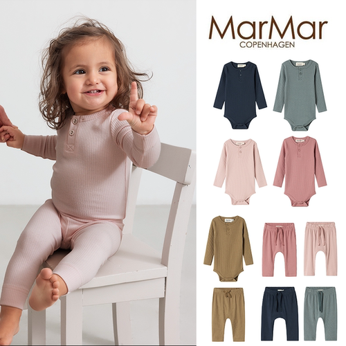 85Z Little现货 丹麦Marmar FW25秋冬儿童莫代尔长袖包屁衣打底裤