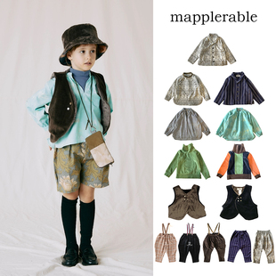 FW23儿童中性上衣外套马甲背带裤 Little家日本mapplerable