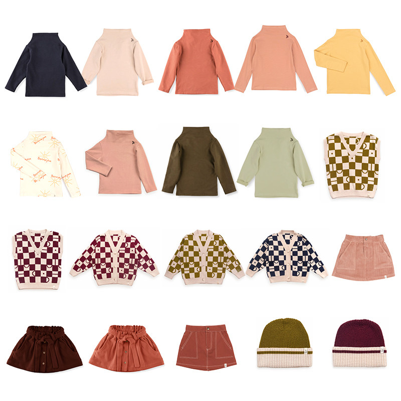 5件3折 bonnie the gang秋冬秒杀合集FW24打底衫短裙针织开衫马甲