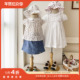 Little现货PURETE BEBE SS25女宝碎花上衣连衣裙花苞裤 帽子