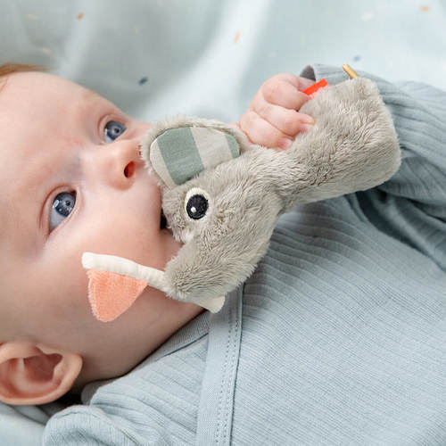 新Little 丹麦donebydeer FW26婴幼儿宝宝玩偶手摇铃磨牙玩具