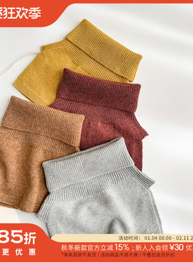 85Z Little现货丹麦minimalisma FW25秋冬男女童羊绒围脖防风保暖