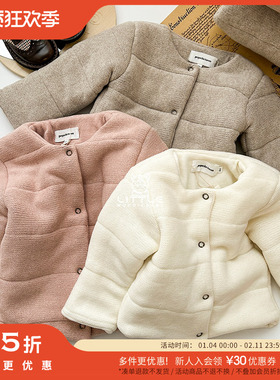 3件5折Little 现货PequenoTOCON FW24秋冬儿童保暖连帽外套夹克