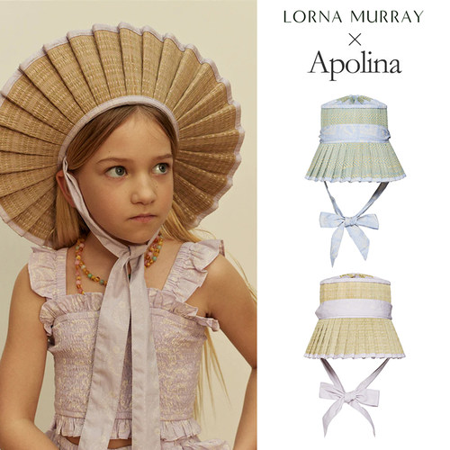 85Z现货Little澳洲LORNA MURRAY x APOLINA SS26联名儿童遮阳草帽