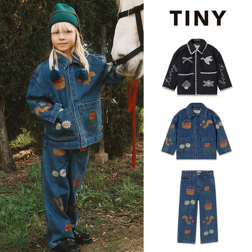 Little现货 西班牙Tiny Cottons FW26秋冬儿童夹克外套长裤套装