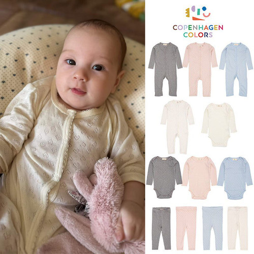 Little现货 Copenhagen Colors SS26幼童包屁衣打底裤连体衣