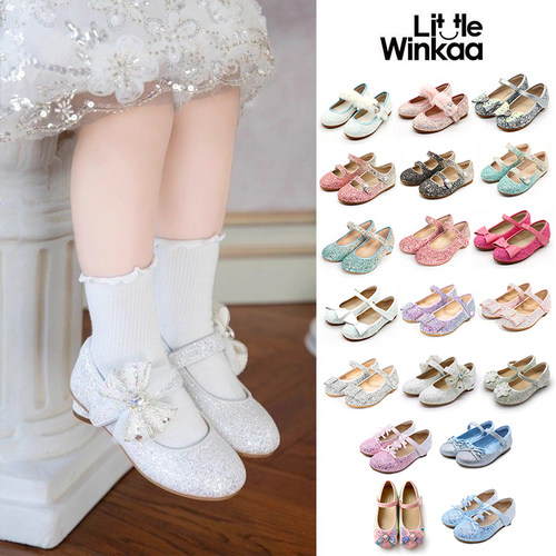85Z Little西班牙little winkaa SS26女童公主蝴蝶结低跟平底鞋