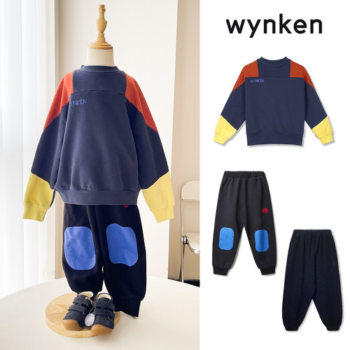 Little家现货 Wynken FW26秋冬儿童中性卫衣套头衫摇粒绒卫裤