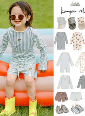 65Z Little现货 丹麦Konges slojd SS25春夏男宝泳衣泳裤泳帽泳鞋