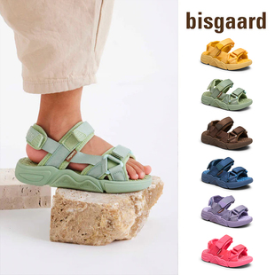 SS24春夏儿童宝宝轻薄魔术贴露趾凉鞋 Little丹麦Bisgaard