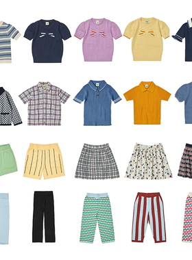 5Z Little现货  FUB春夏秒杀合集 亲子款短袖开衫半裙长裤短裤