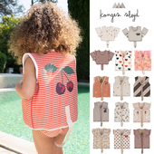 65Z现货Little丹麦konges slojd SS25春夏儿童游泳浮力背心救生衣