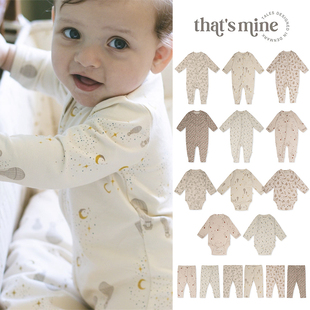 包屁衣连体衣裤 SS24儿童宝宝长袖 子 Little现货丹麦thatsmine 85Z