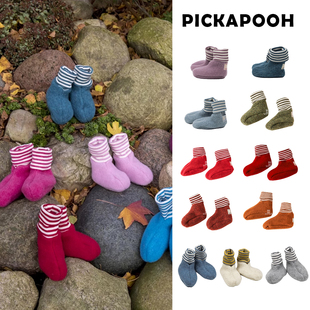 85Z FW23秋冬新生儿宝宝保暖羊毛脚套袜套 Little德国PICKAPOOH