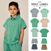 Little现货荷兰gray label SS25儿童有机棉短袖 宽松T恤裤