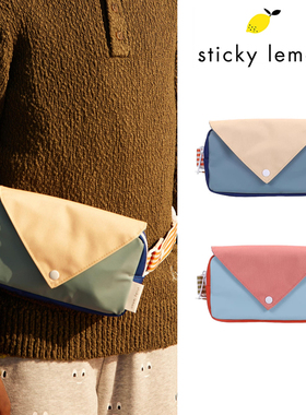 Little家 荷兰Sticky Lemon FW25秋冬儿童中性拼色腰包斜挎收纳包