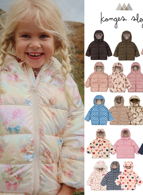 7Z Little现货 丹麦Konges Slojd FW25儿童厚款棉服外套
