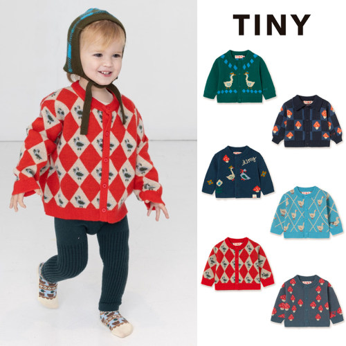 Little现货 西班牙Tiny Cottons FW26秋冬宝宝针织开衫外套18-24m