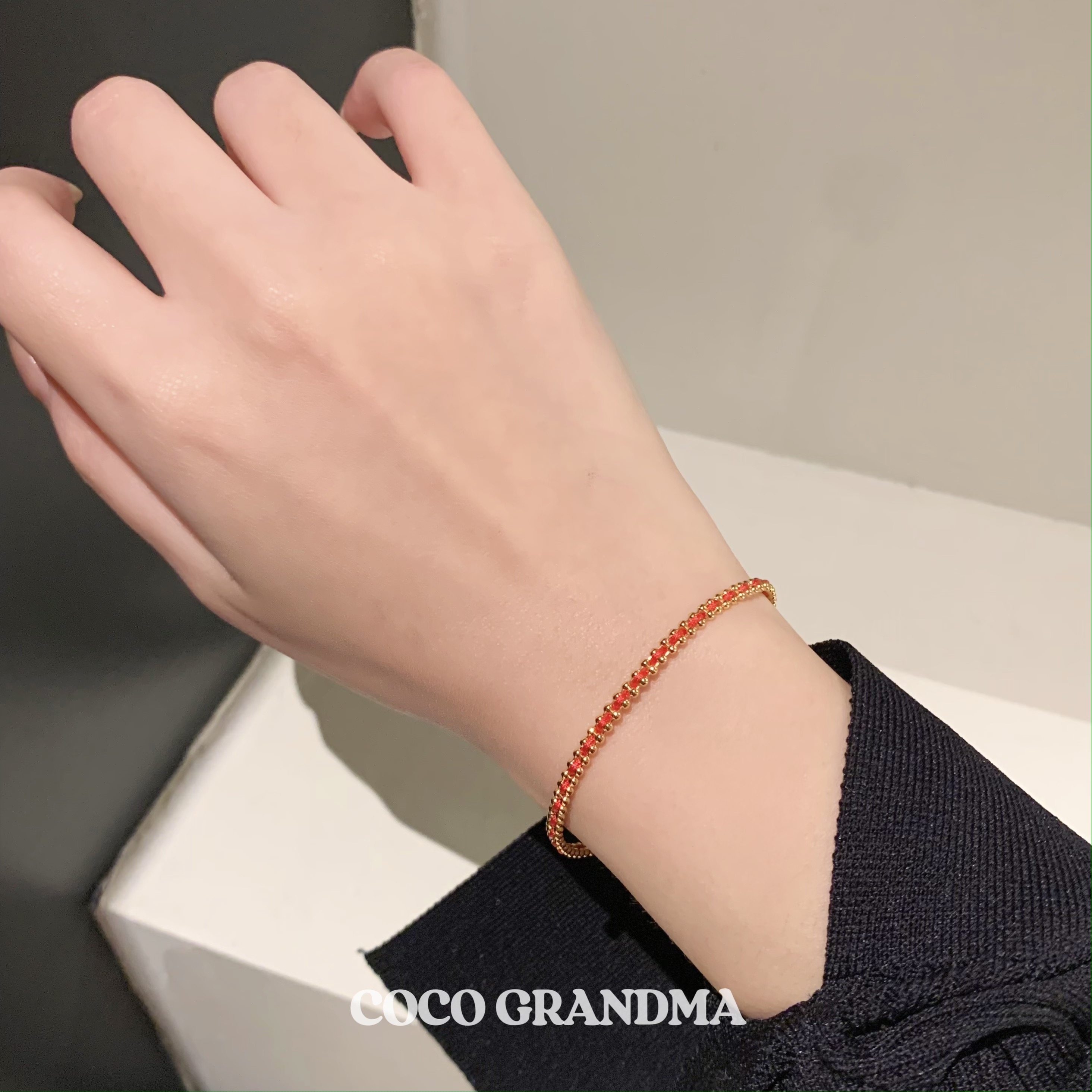 红绳天花板/黄铜镀金！法国同款招米细节本命年红绳手链手绳轻奢,饰品/流行首饰/时尚饰品新,手链,淘宝优惠券,粉丝福利购,淘宝优惠卷