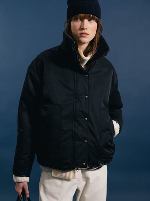 现货PREON工厂自制秋冬NW同款两面穿帅气通勤拉链夹克外套