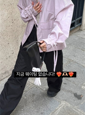 PREON工厂自制春季新款机能风工装翻领拉链夹克外套ethos风