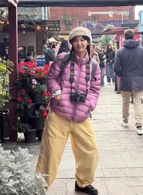 在制PREON工厂自制冬季新款时髦弧线排骨立领羽绒服sunlove同款