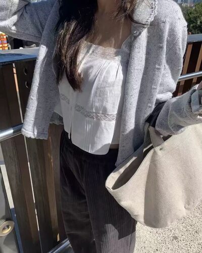 现货PREON工厂自制秋冬新款气质通勤百搭翻领纽扣针织开衫tannat