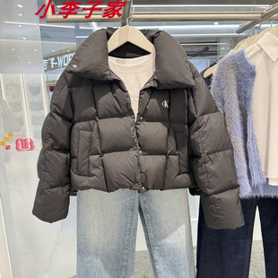 44D521G国内CK Jeans女士25秋冬新款羽绒服