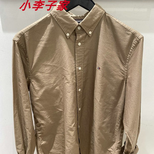 MW41250国内Tommy25秋冬男士拼色宽松长袖衬衫外套
