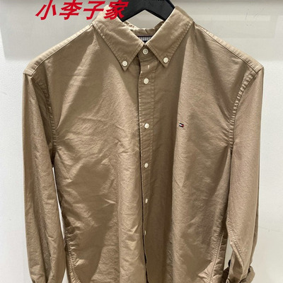 MW41250国内Tommy25秋冬男士拼色宽松长袖衬衫外套