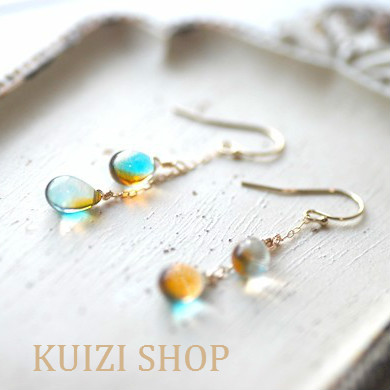 618大促特葵子手作14k黄绿渐变晶