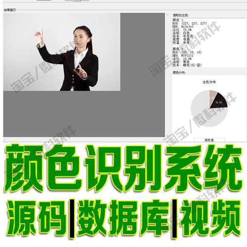 聚类算法检测图片K-Means模型 图像颜色识别系统pyqt5源码Python