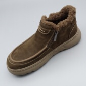 25真皮高帮鞋 冬季 加绒保暖棉鞋 男士 休闲防滑耐磨棕色百搭日常男鞋