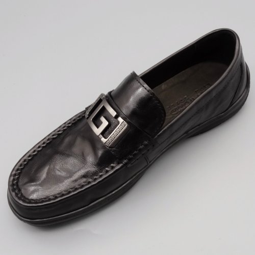 2026新款真皮一脚蹬男士豆豆鞋