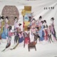 成品人工绣好 图仕女图红楼群芳图十二金钗客厅挂画
