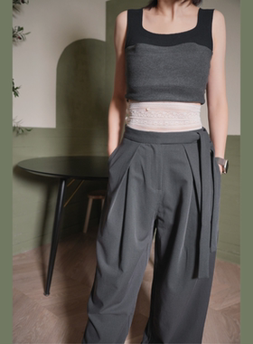 被追着要的蕾丝腰封~可以拯救短上衣低腰裤遮腰实穿舒适软糯白黑