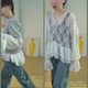 一年四季 ～叠穿高级女人味蕾丝仙仙下摆喇叭袖 都可搭 蕾丝衫