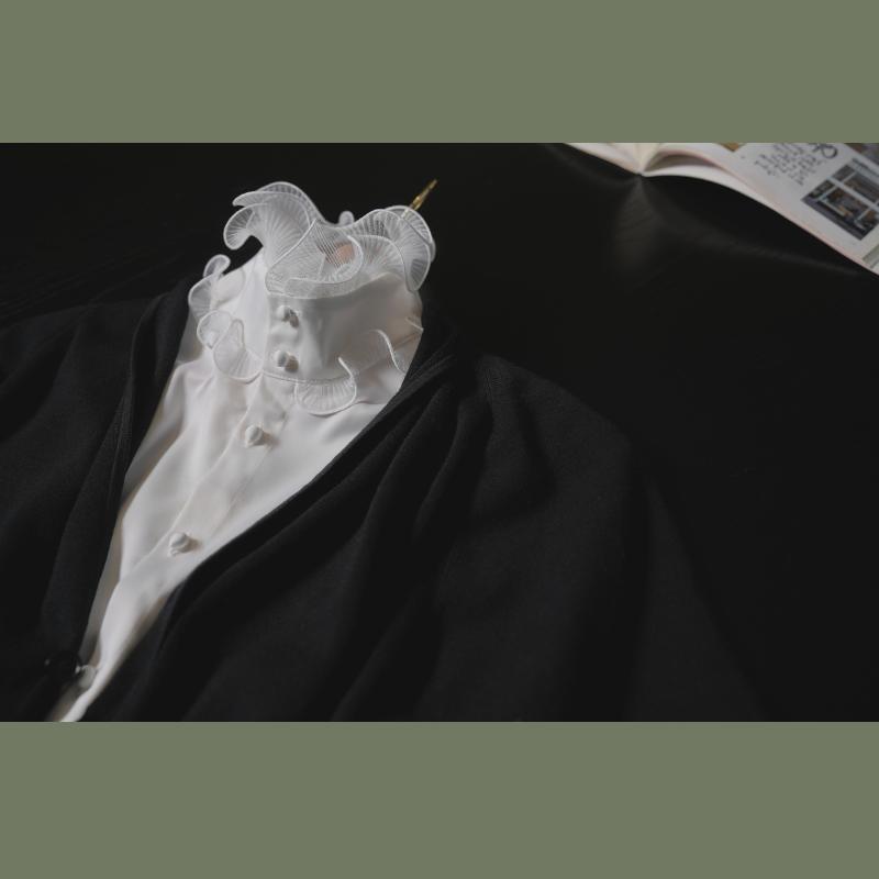 梦中情领~高级古典高领假领子